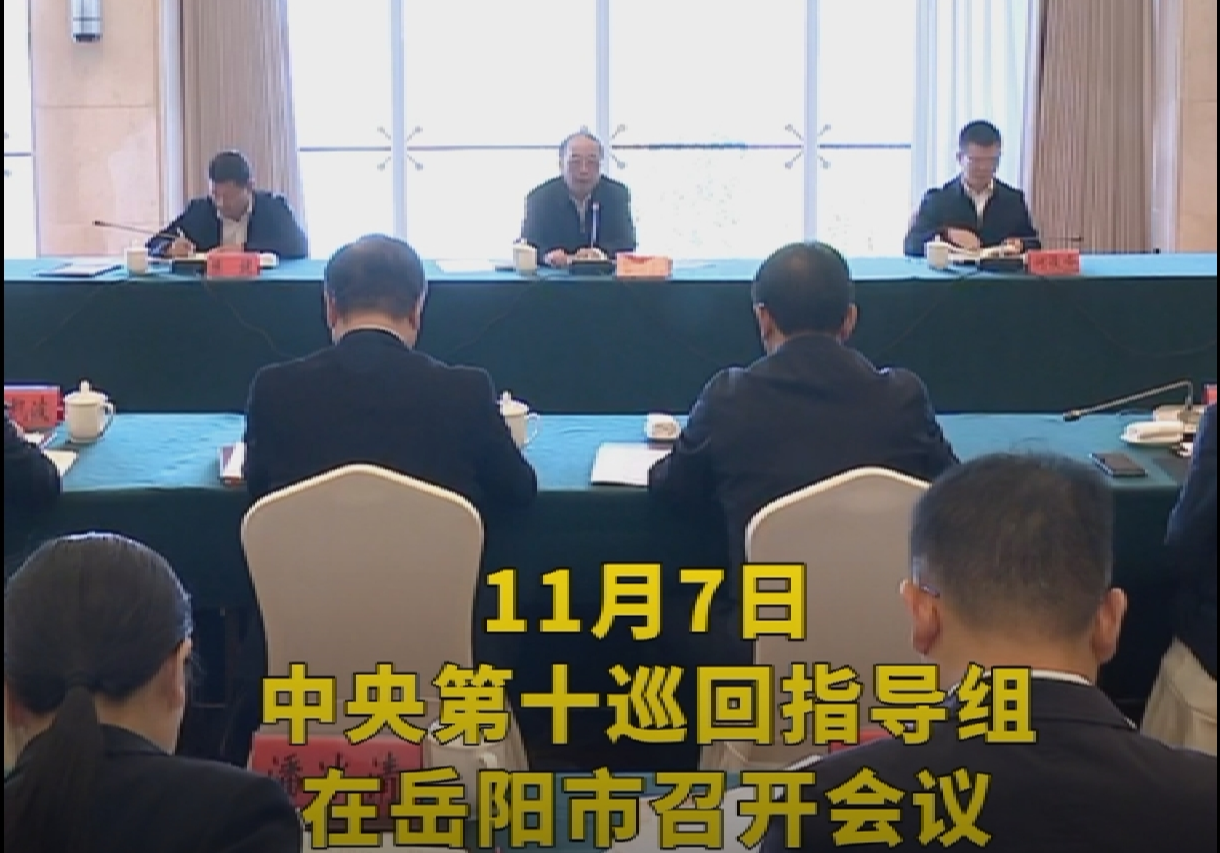 快讯 | 中央第十巡回指导组在岳阳市召开会议